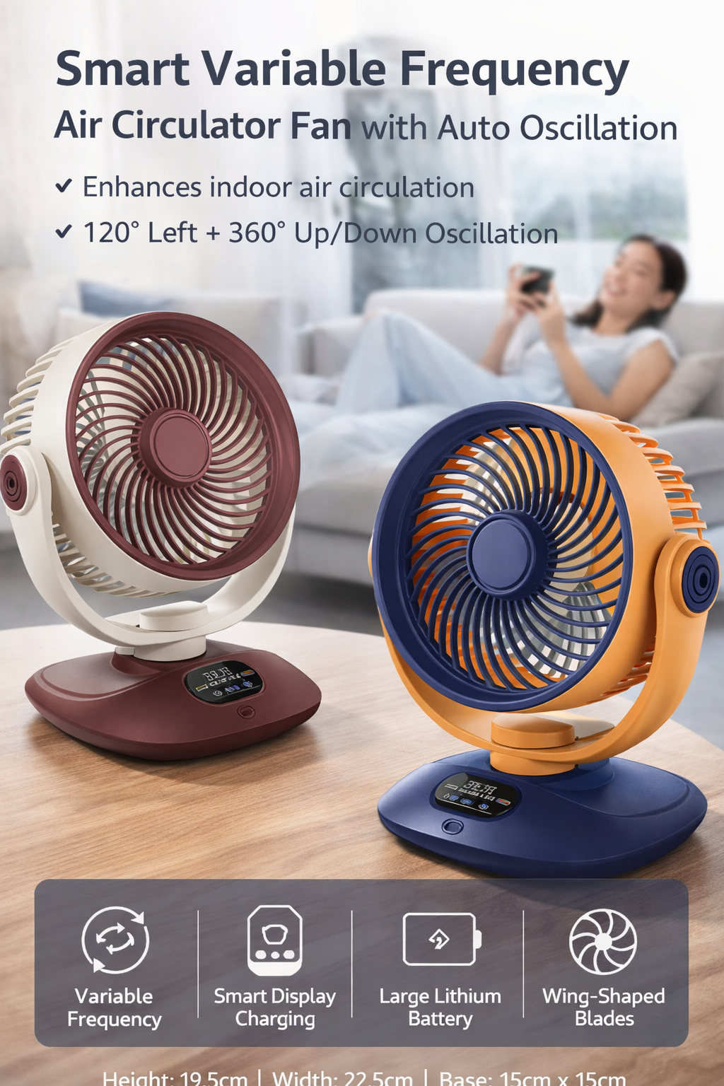 Desktop Air Circulator Fan