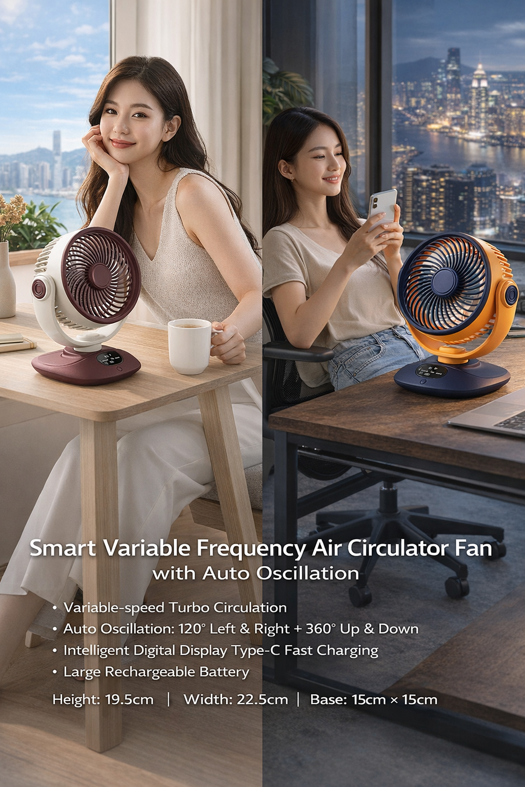 Desktop Air Circulator Fan