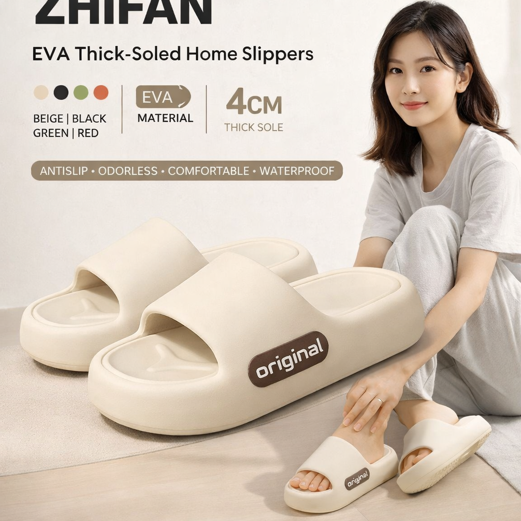 ZHIFAN EVA Thick-Soled Slippers