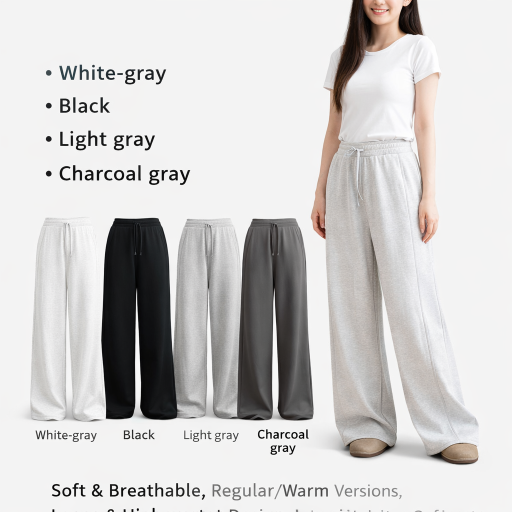 Lulu-Inspired Wide-Leg Sweatpants