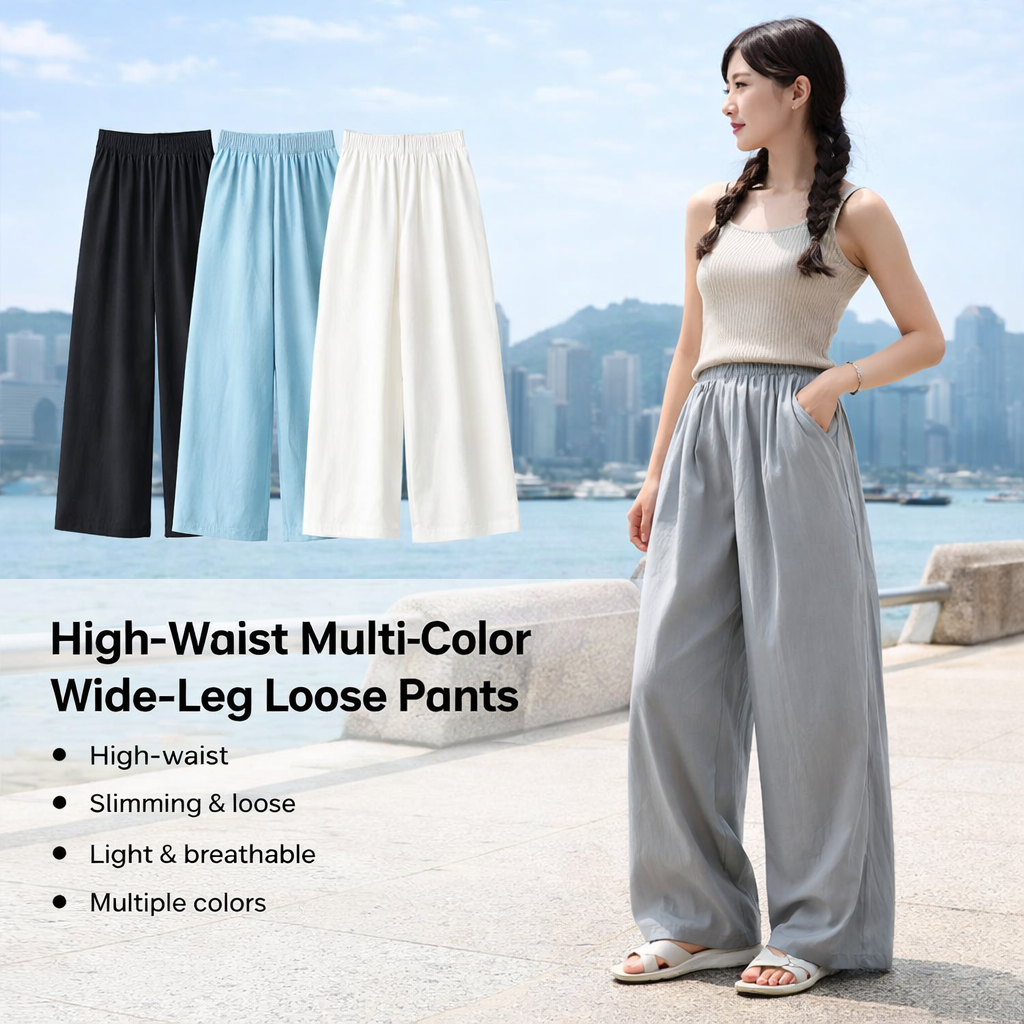 Light Blue Side Slit Denim Midi Skirt