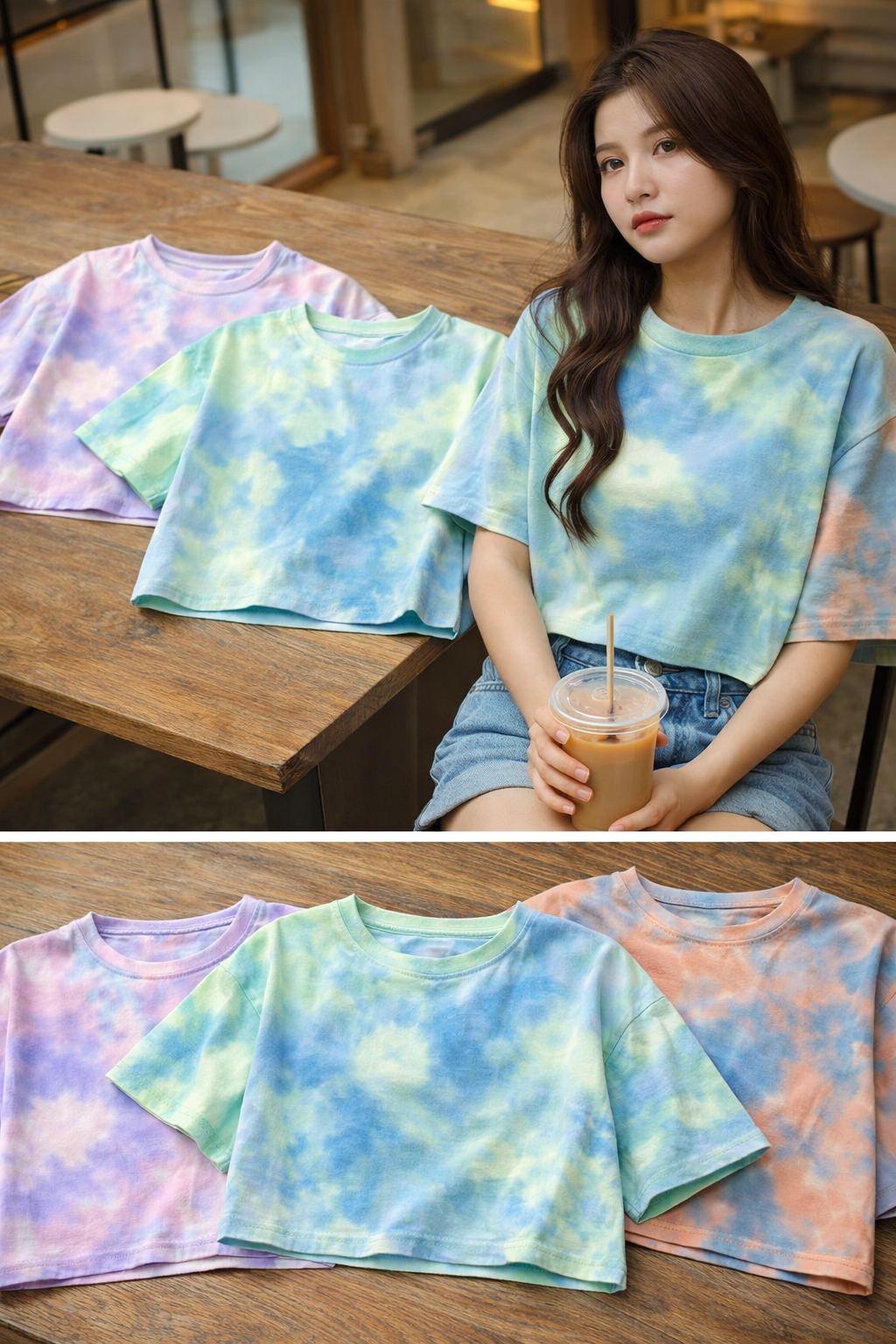 Women's Tie-dye Short Tee