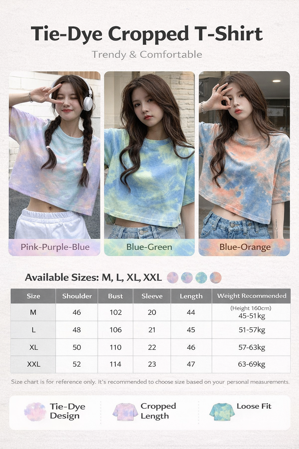 Women's Tie-dye Short Tee