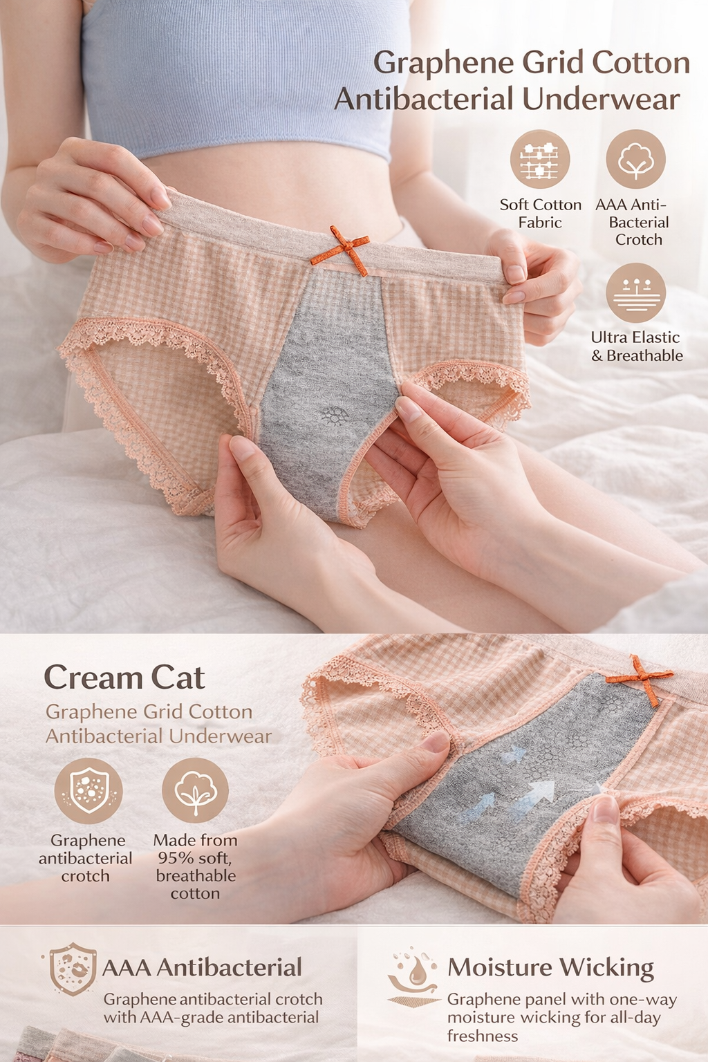 Women's Graphene Cotton Underwear