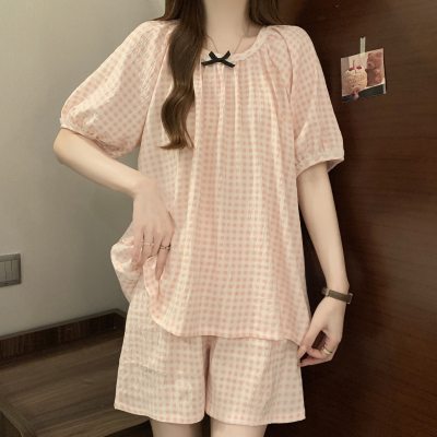 Women's Plaid Cotton Sleep Set