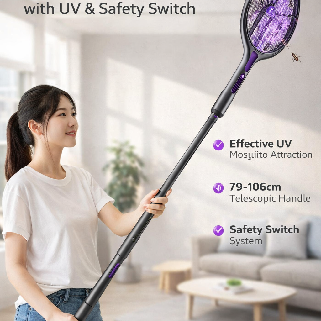 Retractable Mosquito Swatter