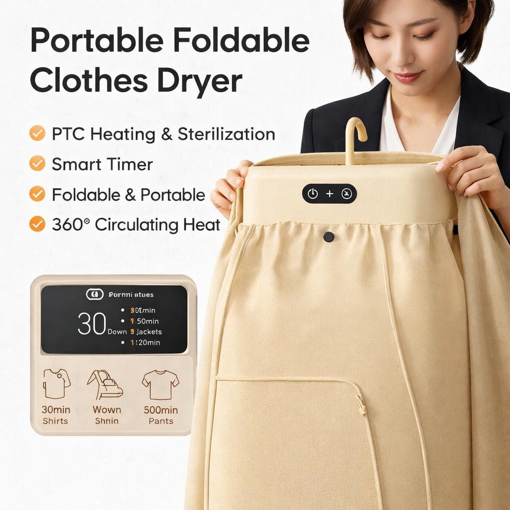 Smart Foldable Clothes Dryer