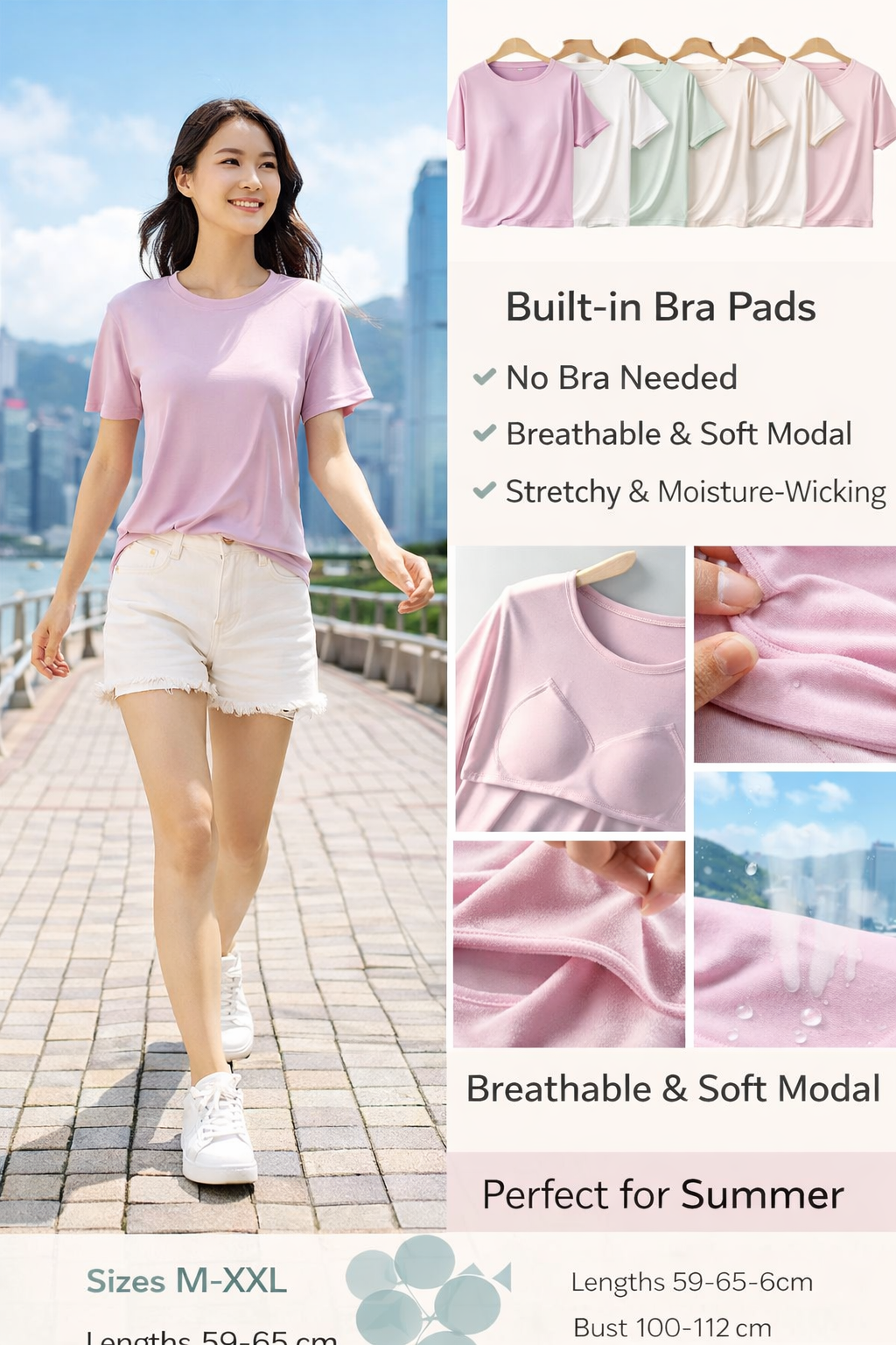 Women's Modal Summer Bra Top