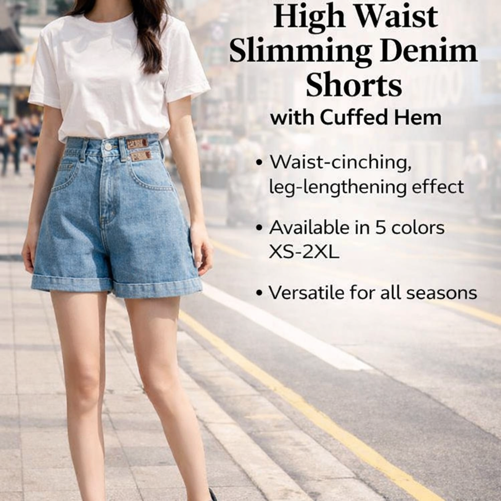 Women's High Waist Loose Denim Jeans