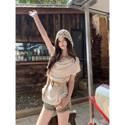 Women's Summer Knit Lace Top