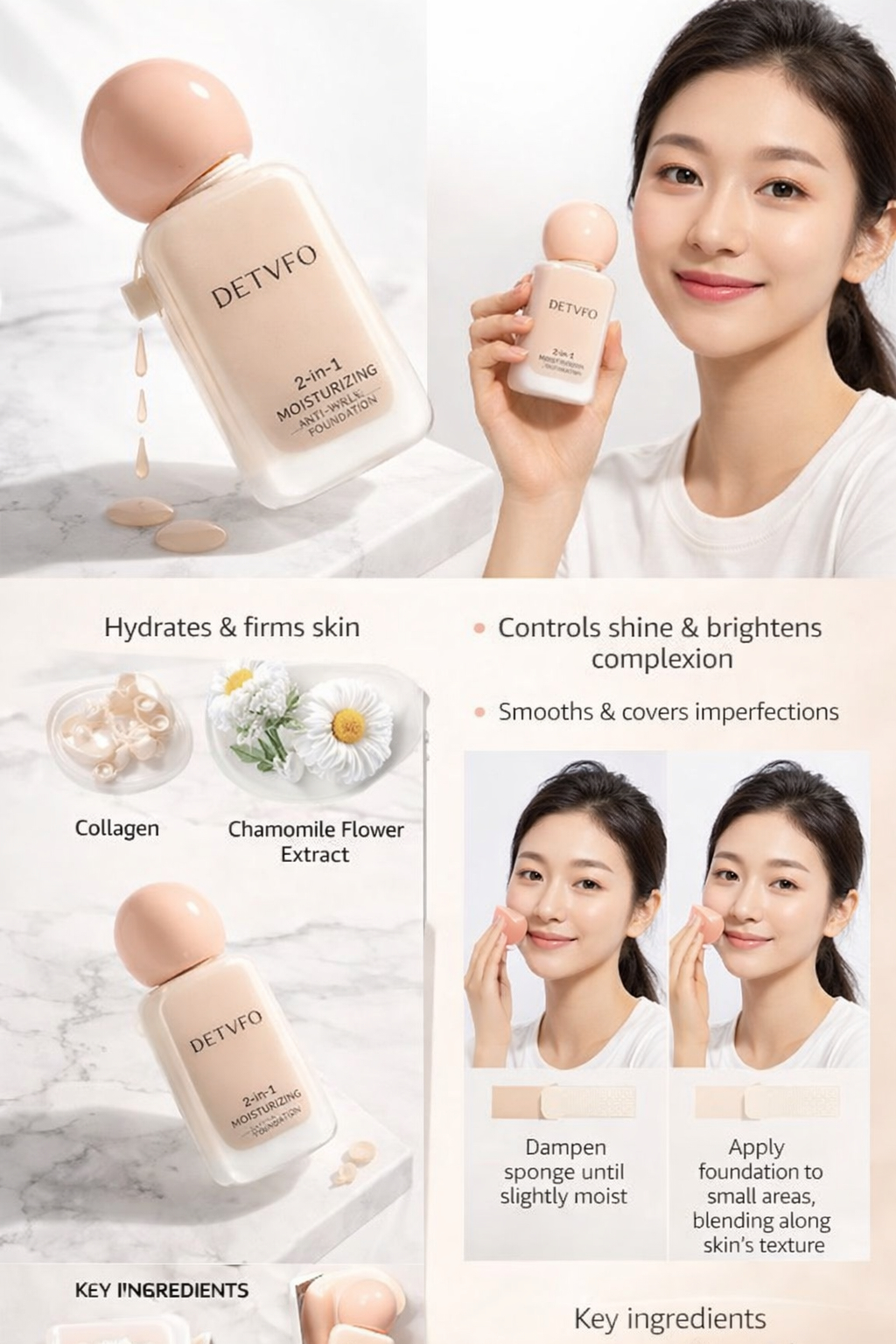 2in1 Hydrating Foundation 30ml