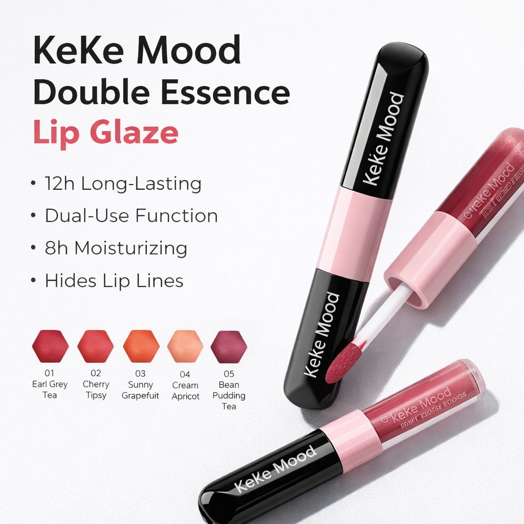 Dual-ended Long-wear Lip Gloss