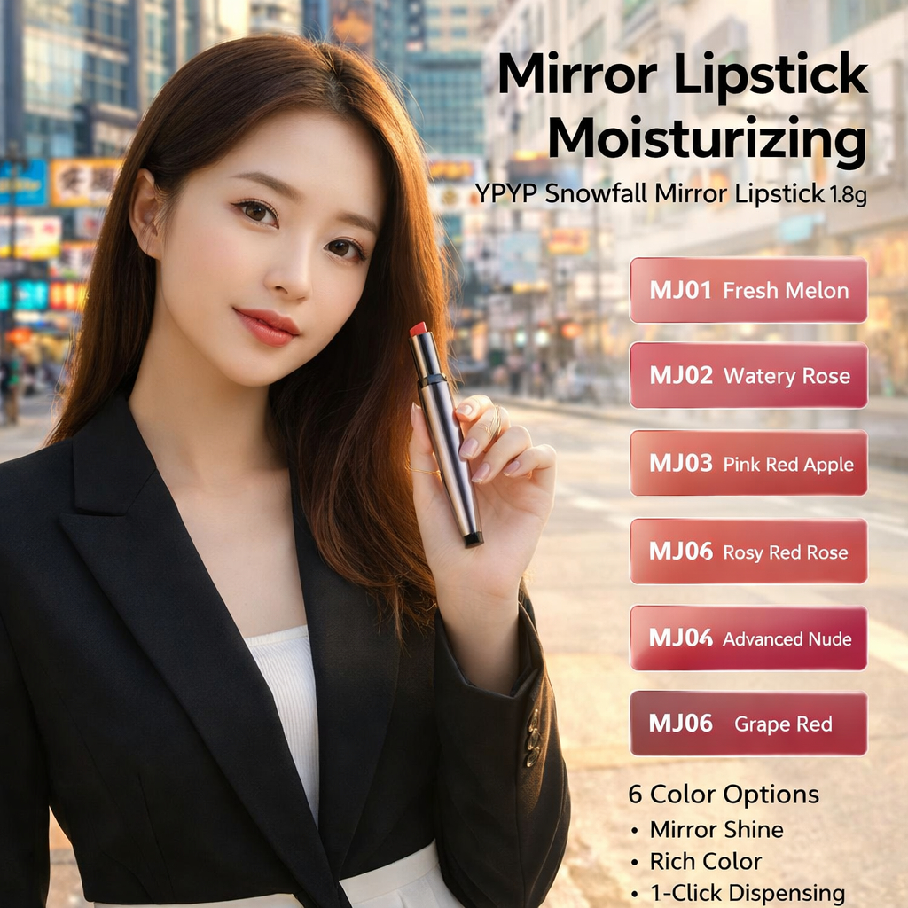 ypyp 6-Shade Glossy Lipstick