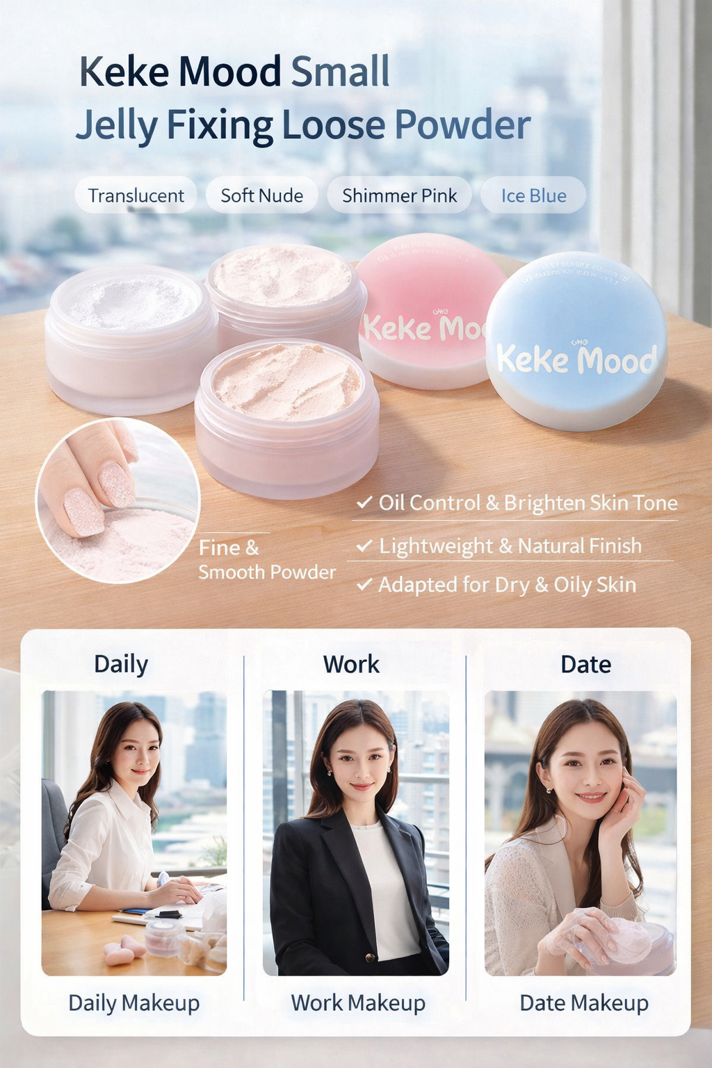 Keke Mood Jelly Loose Setting Powder