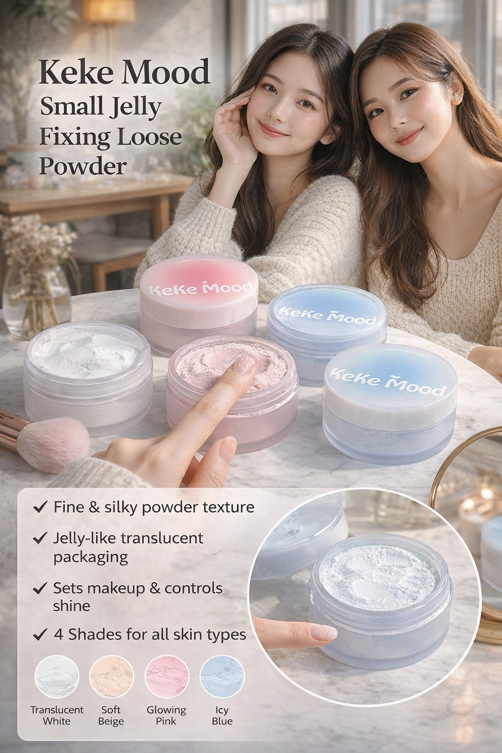 Keke Mood Jelly Loose Setting Powder