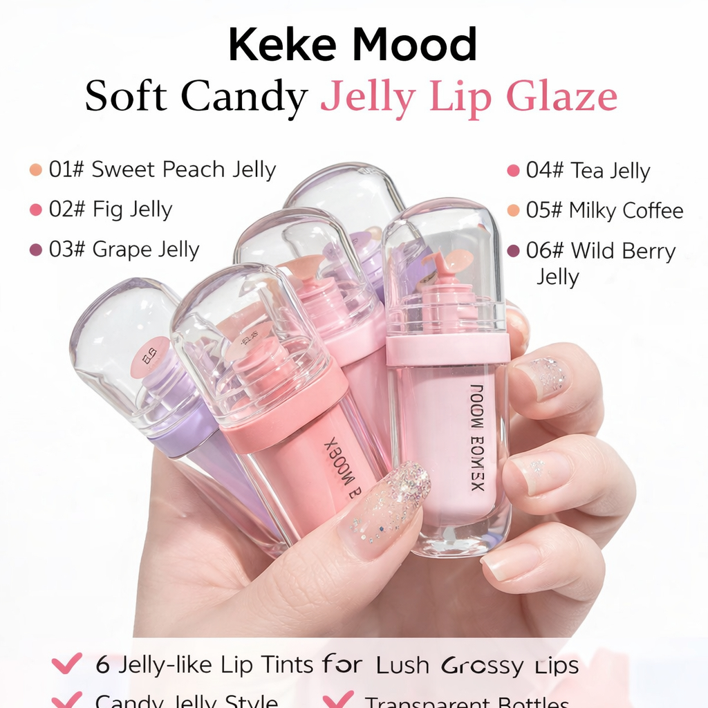 Keke Mood 6 Shades Jelly Gloss