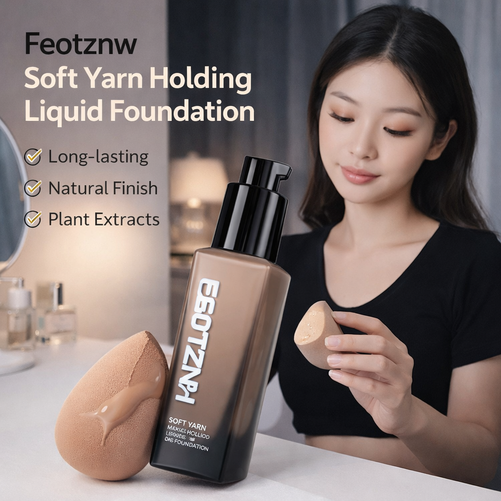 Fatinni Soft-Focus Longwear Liquid Foundation Cushion: Lightweight, non-stick to masks, great coverage, long-lasting, and resists smudging.