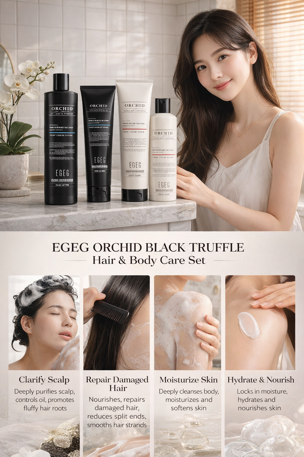 Premium Hair & Body Care Set