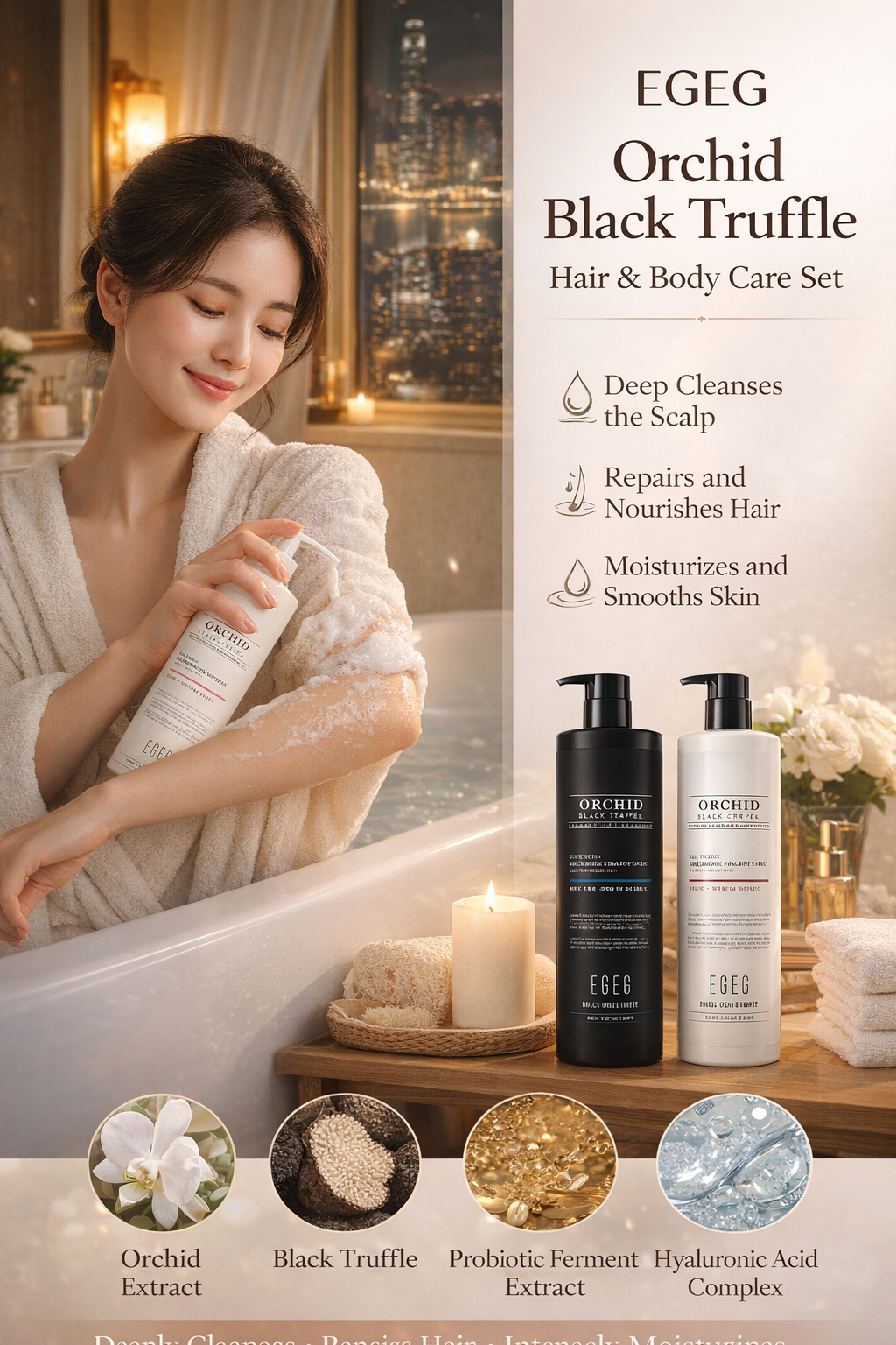 Premium Hair & Body Care Set