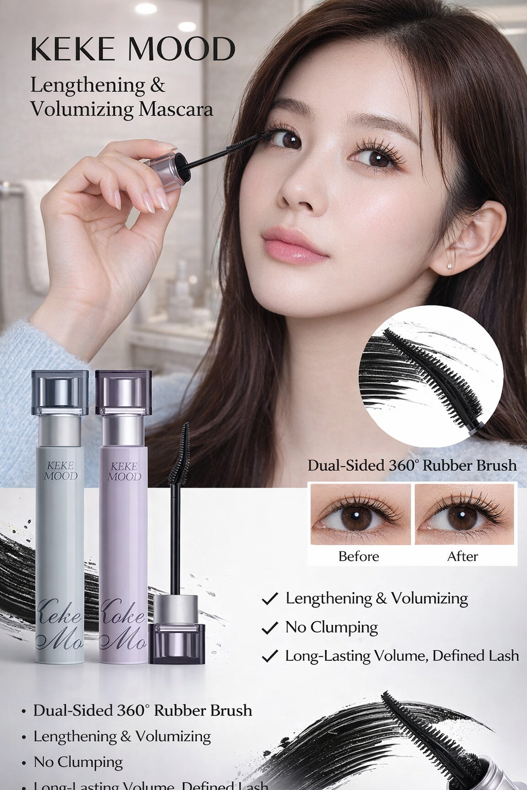 KEKE MOOD Volumizing Mascara