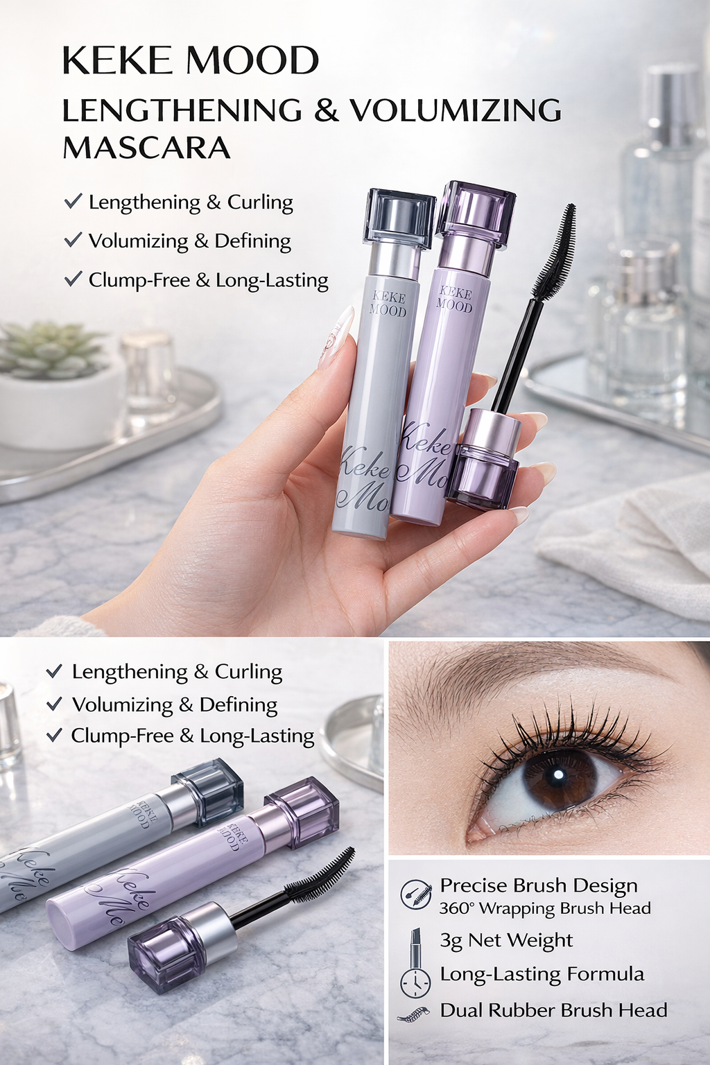 KEKE MOOD Volumizing Mascara