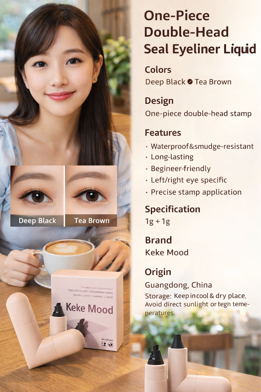 Keke Mood Dual-stamp Eyeliner
