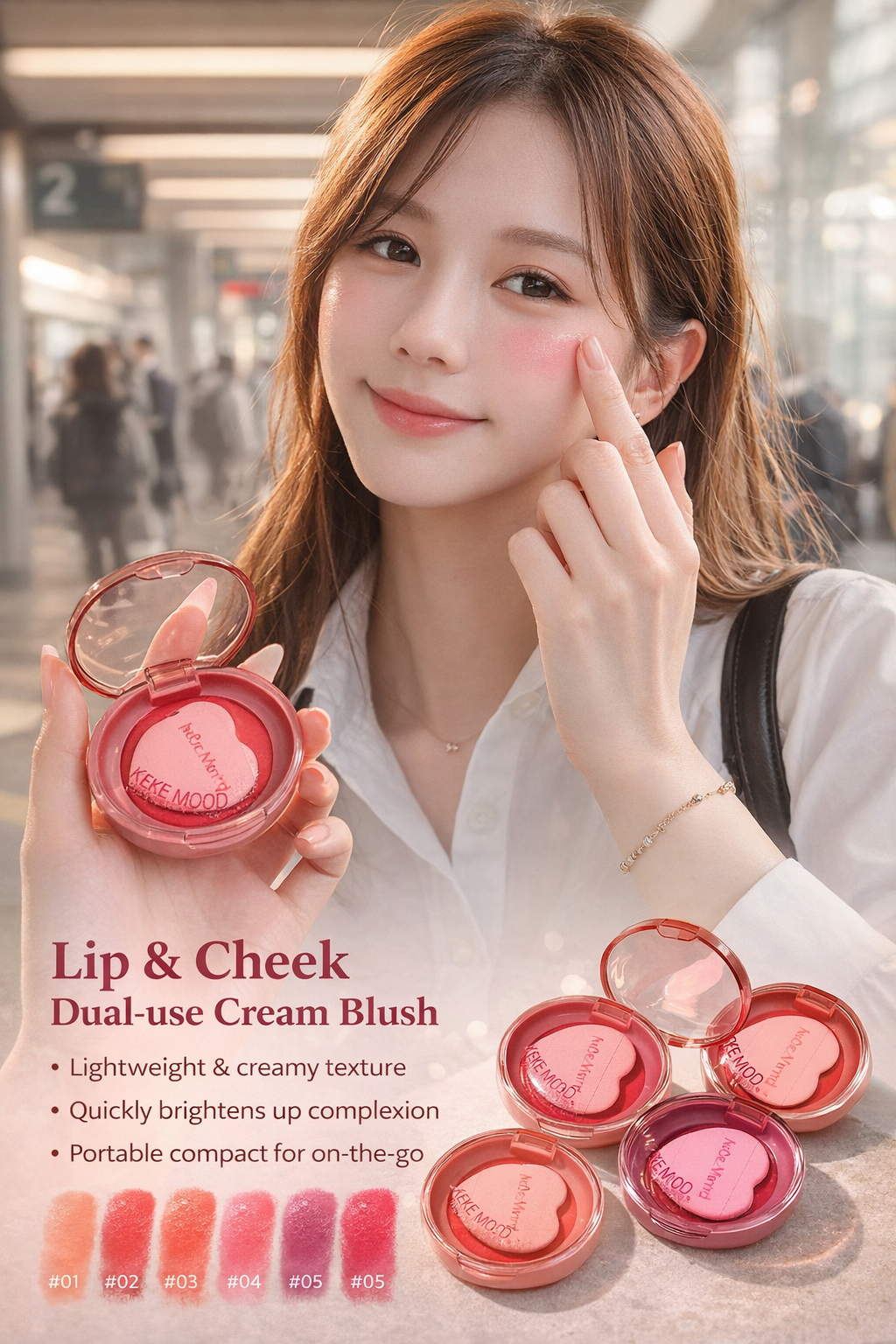 Keke Mood Dual Lip Cheek Balm