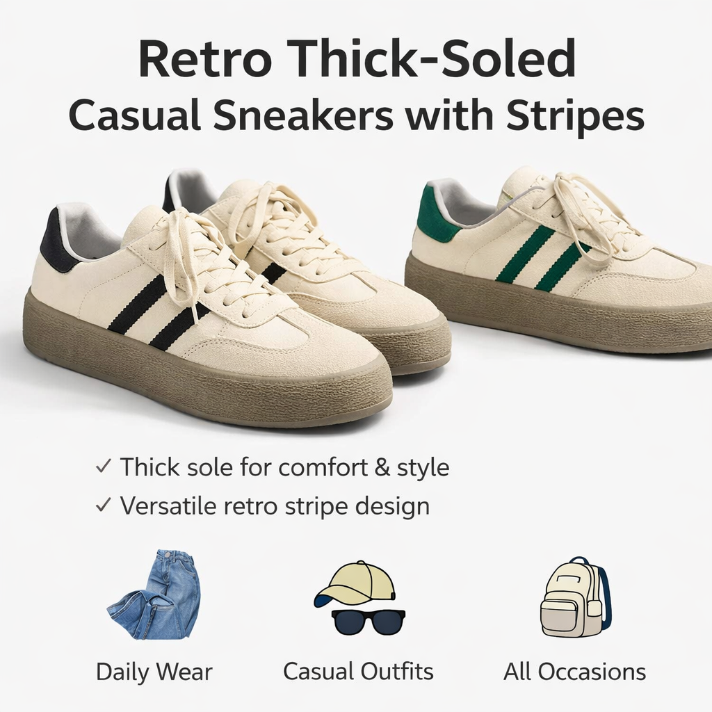 Vintage Lace-up Platform Shoes