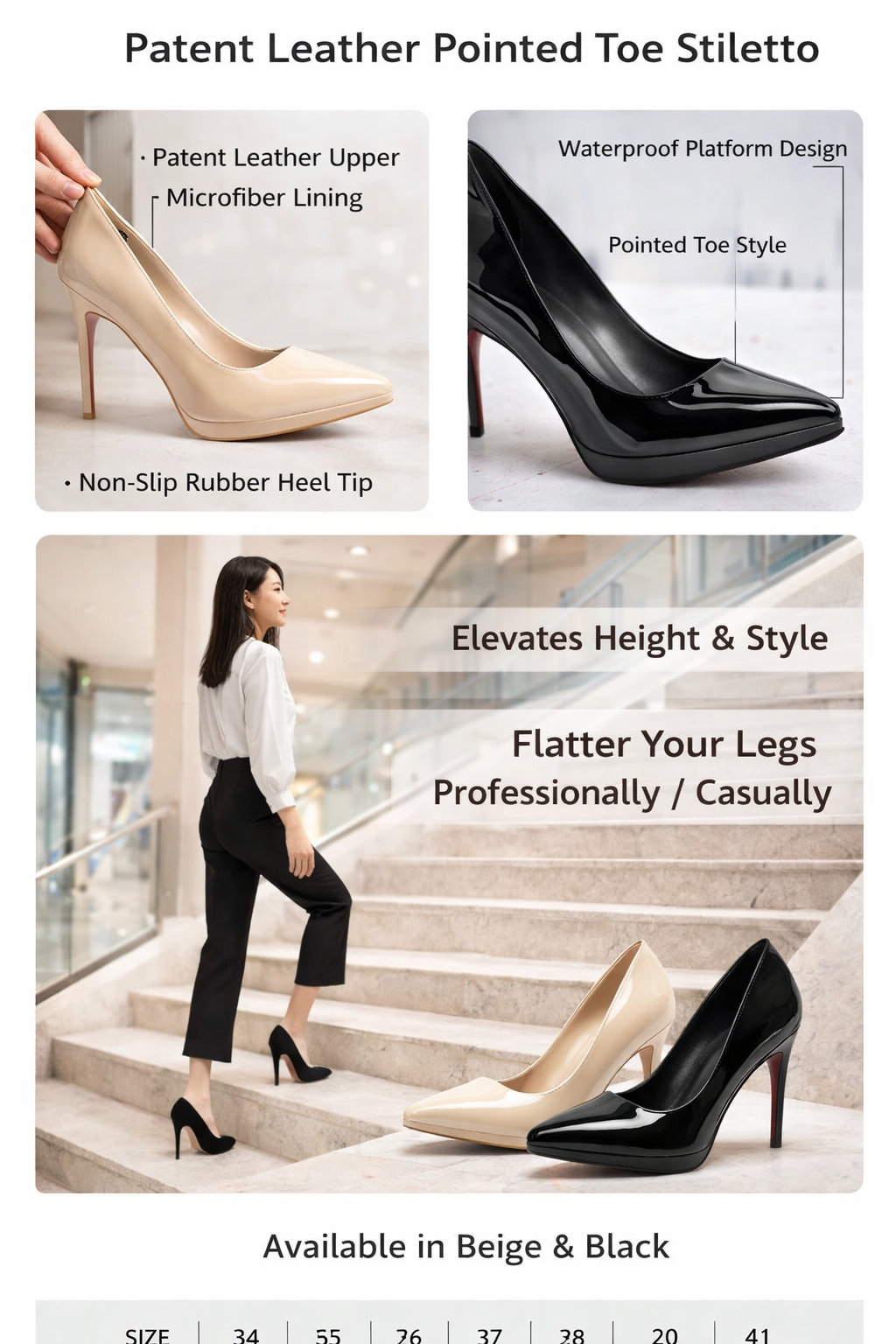 Women's Pointed Toe Pumps