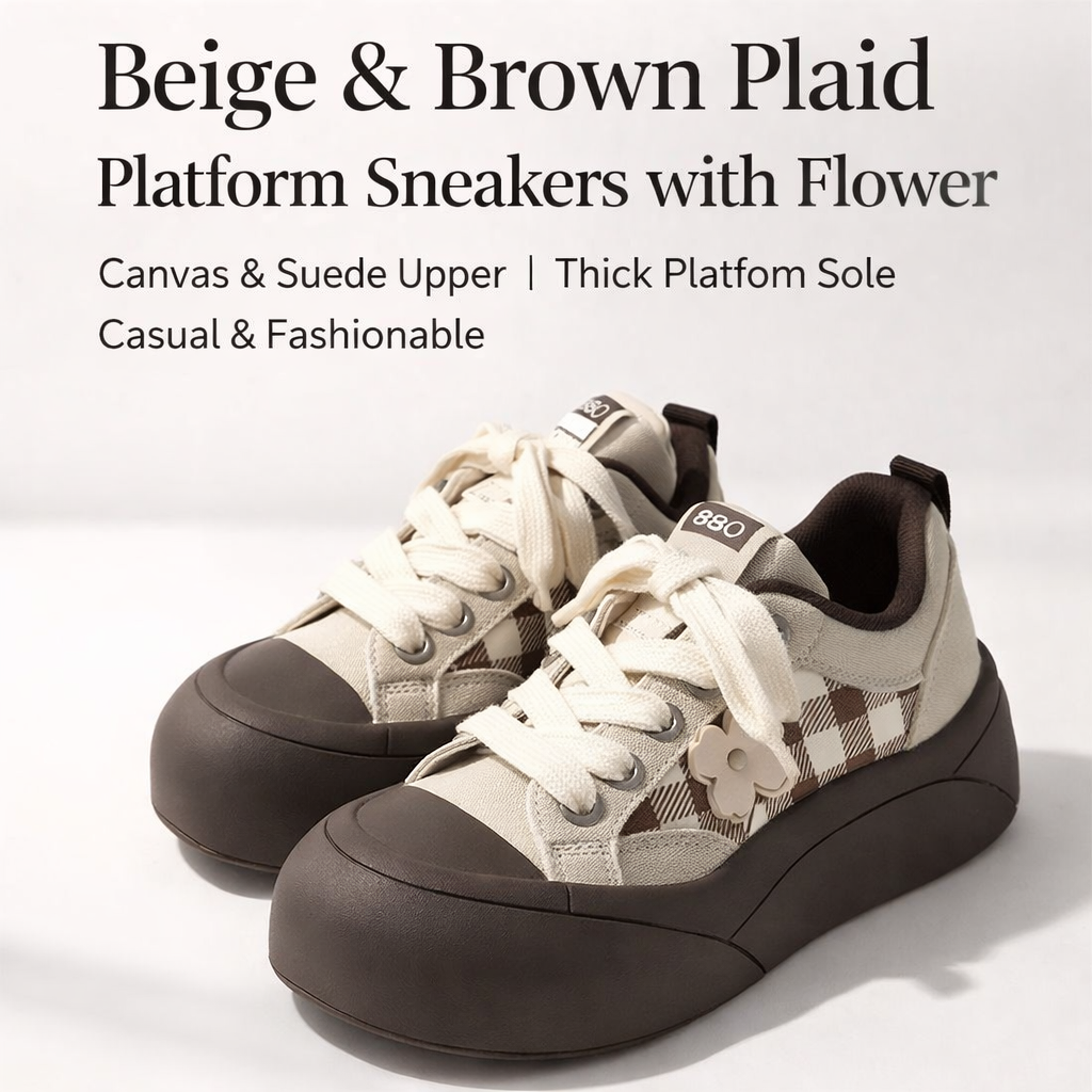 Women's Floral Platform Shoes