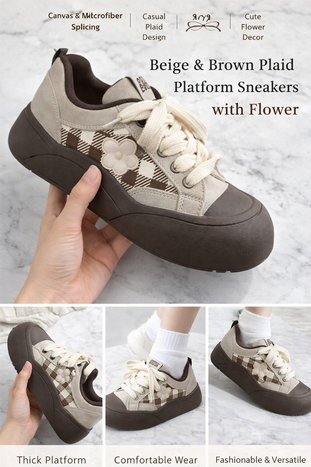 Women's Floral Platform Shoes