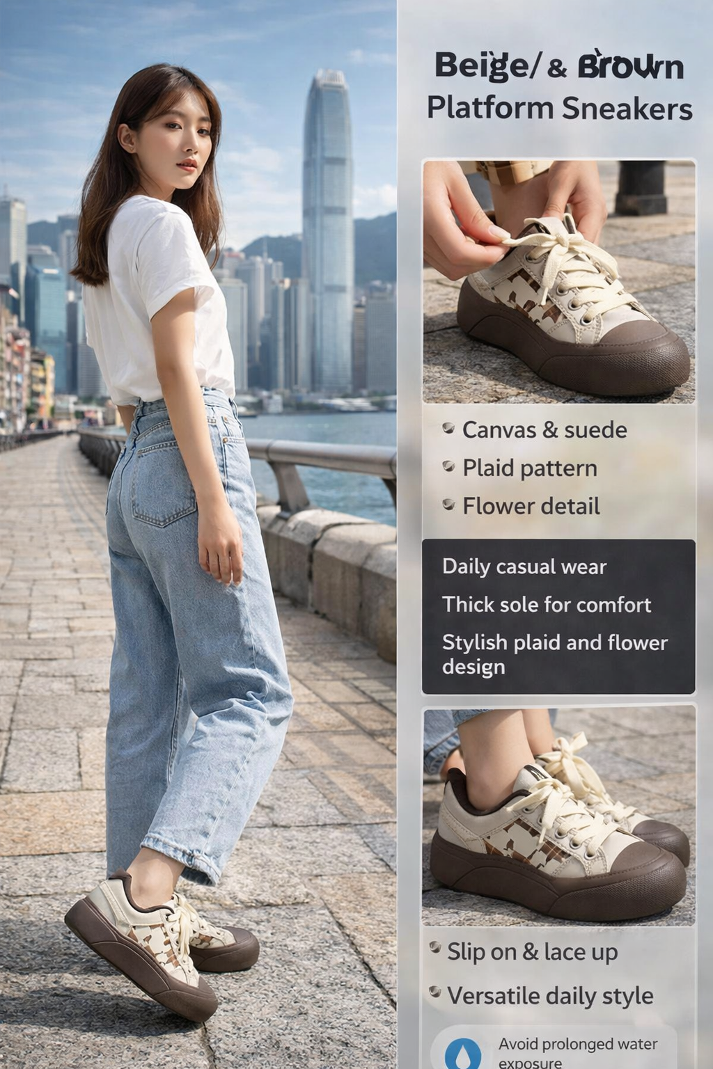 Women's Floral Platform Shoes
