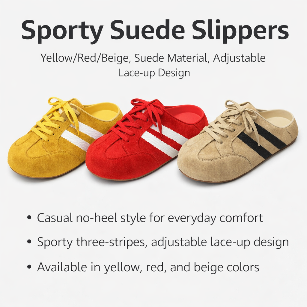 Women's Suede Casual Slippers