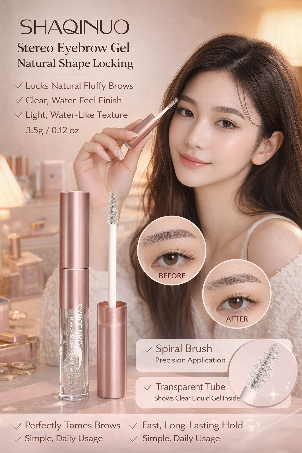 SHAQINUO Wild Brow Eyebrow Gel