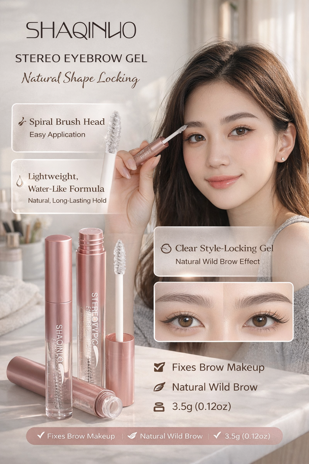 SHAQINUO Wild Brow Eyebrow Gel