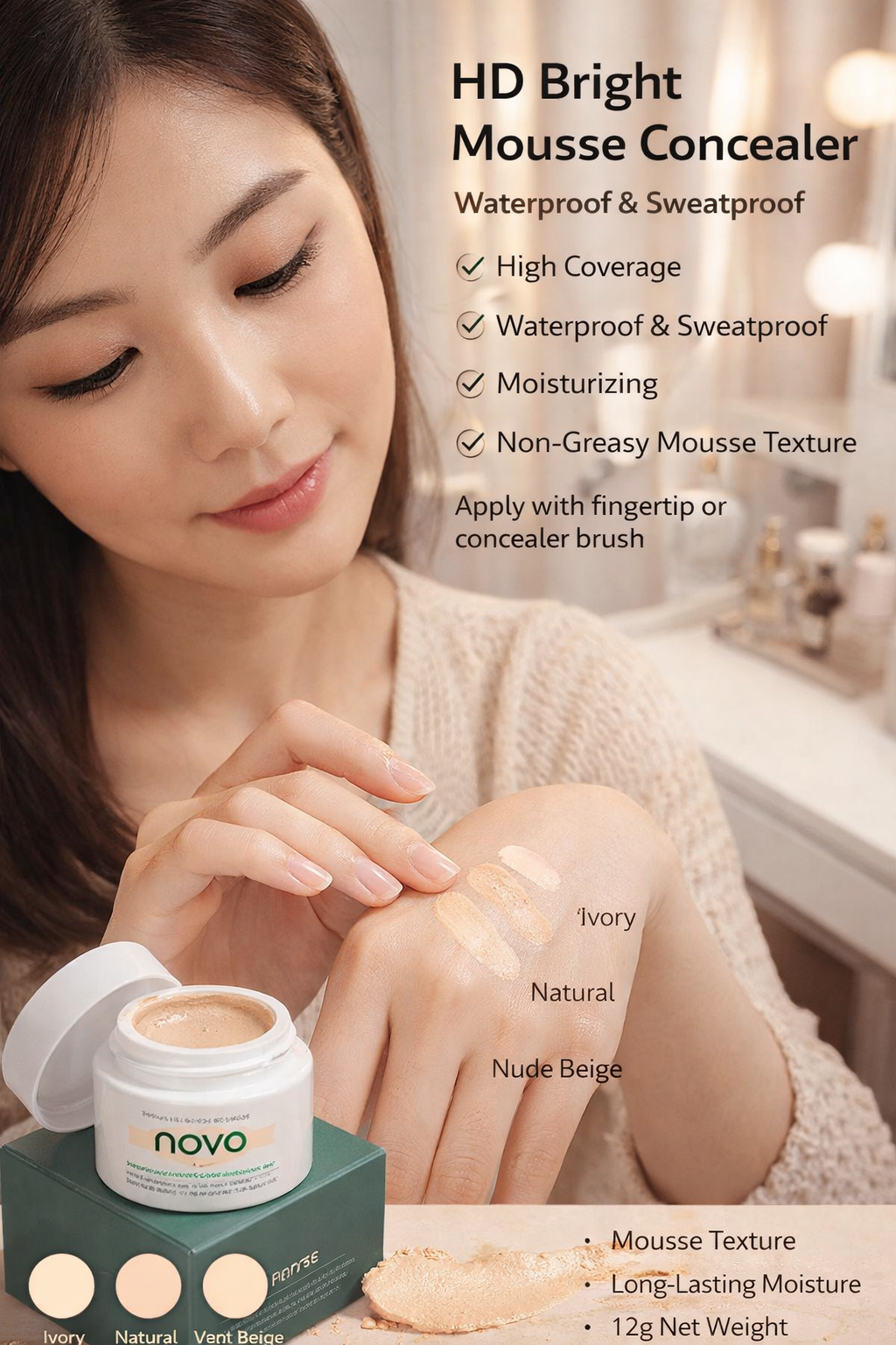 NOVO High Coverage Concealer
