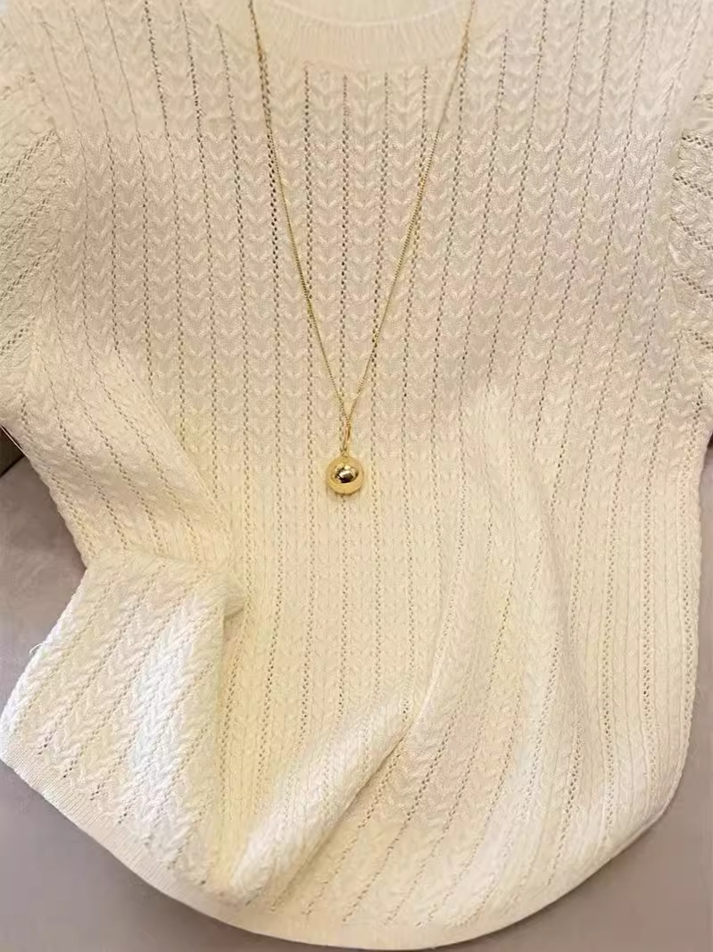 Women's Short Sleeve Knit Top