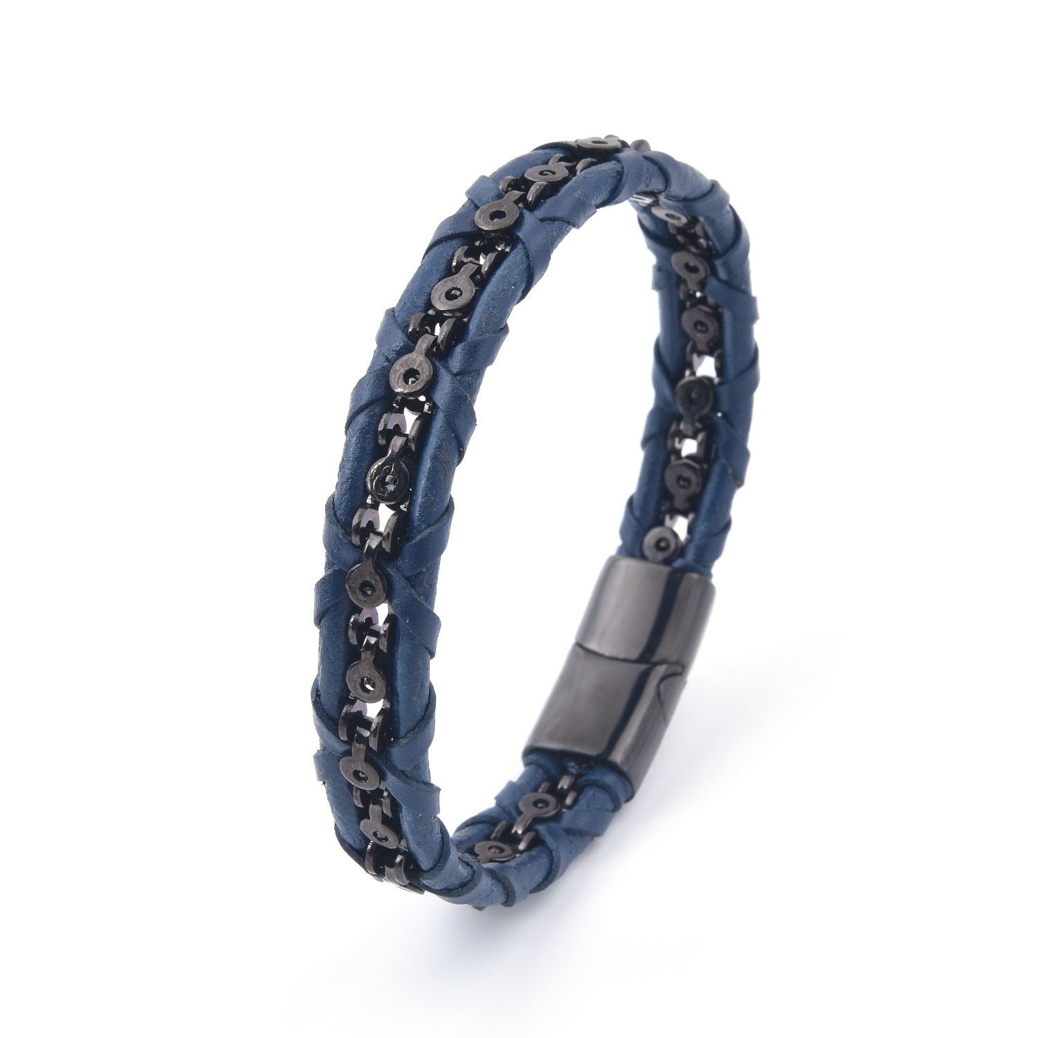 Men's Retro Punk Leather Bracelet