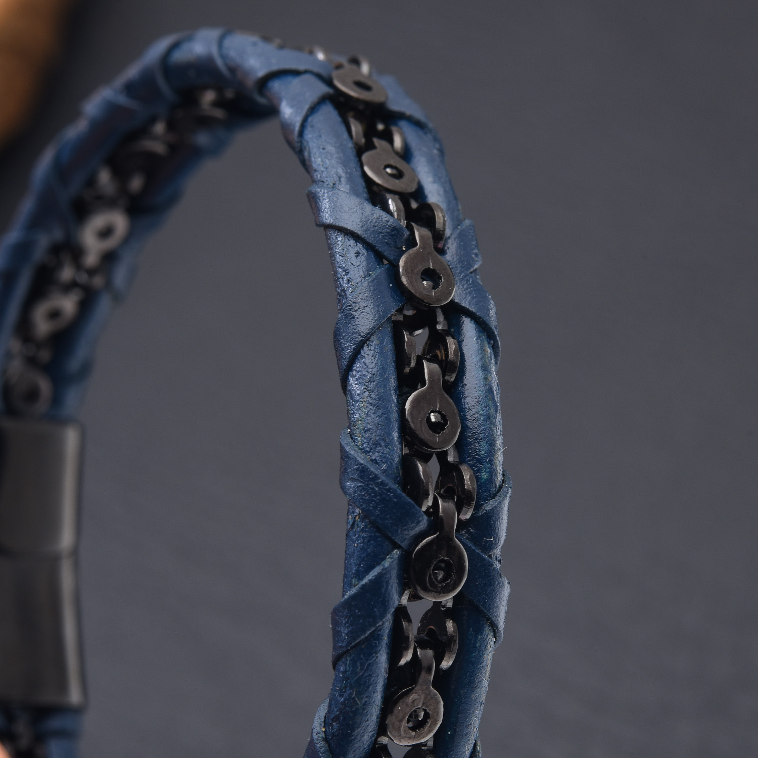 Men's Retro Punk Leather Bracelet
