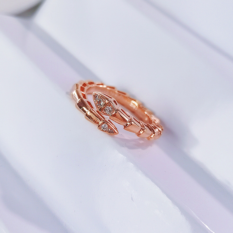 Snake Design Adjustable Ring