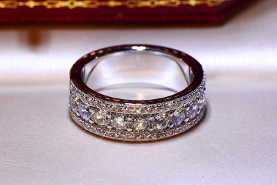 Gold-plated Micro Zircon Ring