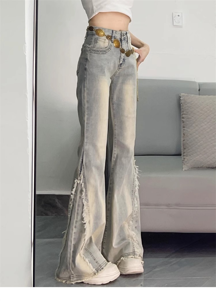 Vintage Denim Flare Pants