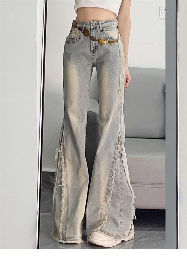 Vintage Denim Flare Pants