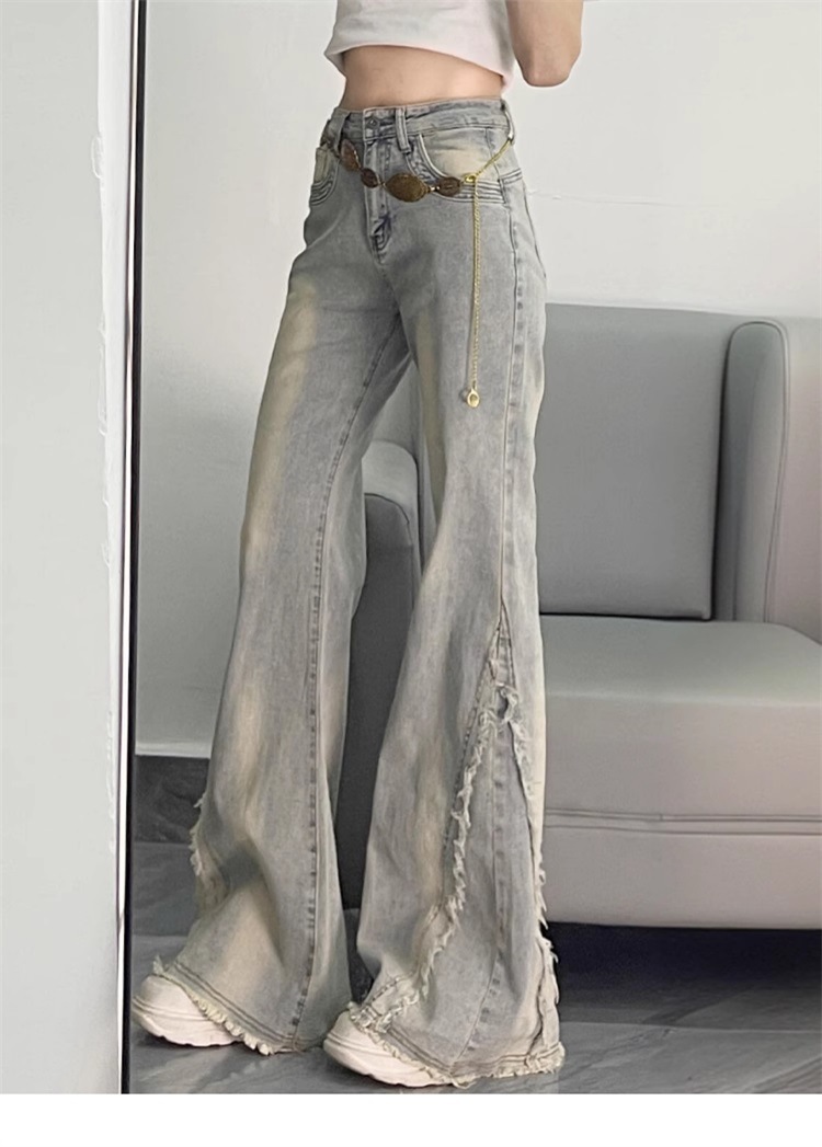 Vintage Denim Flare Pants