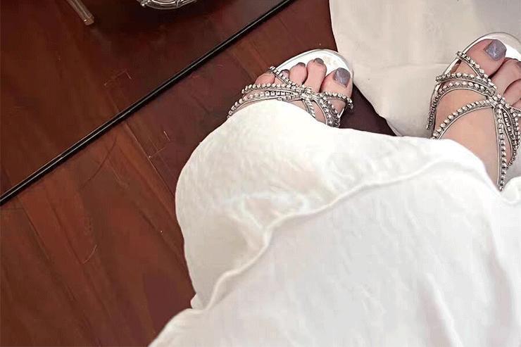 Women's Rhinestone Sandals