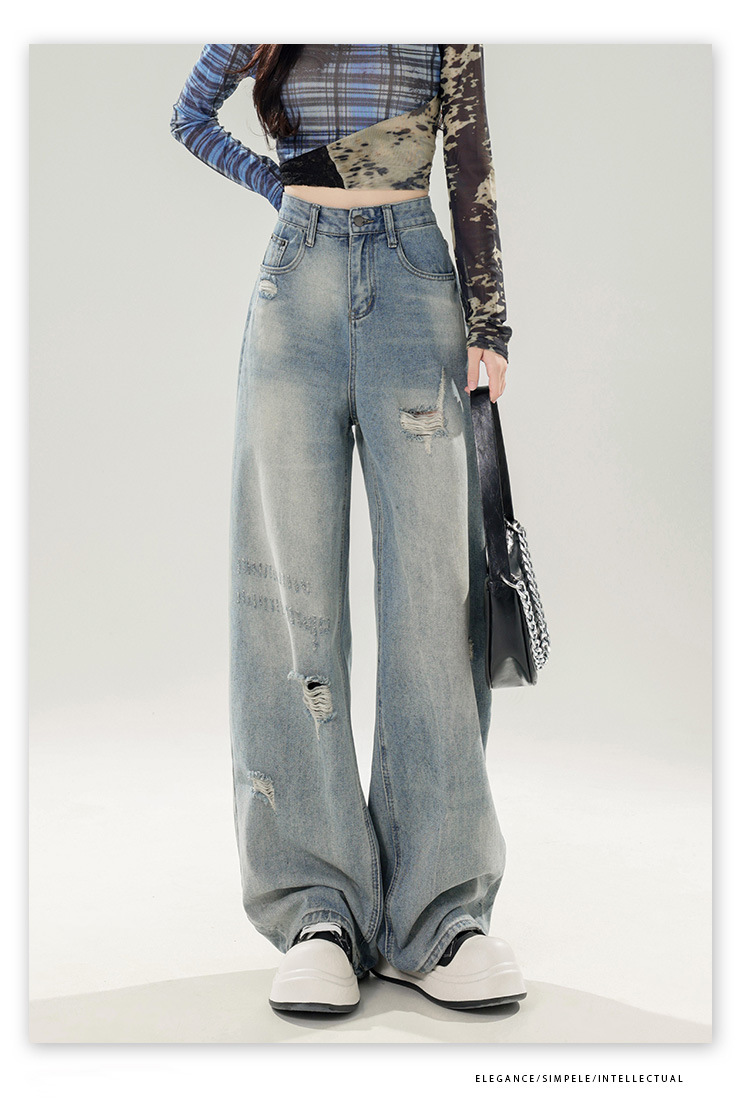 Women's Wide Leg Denim Pants