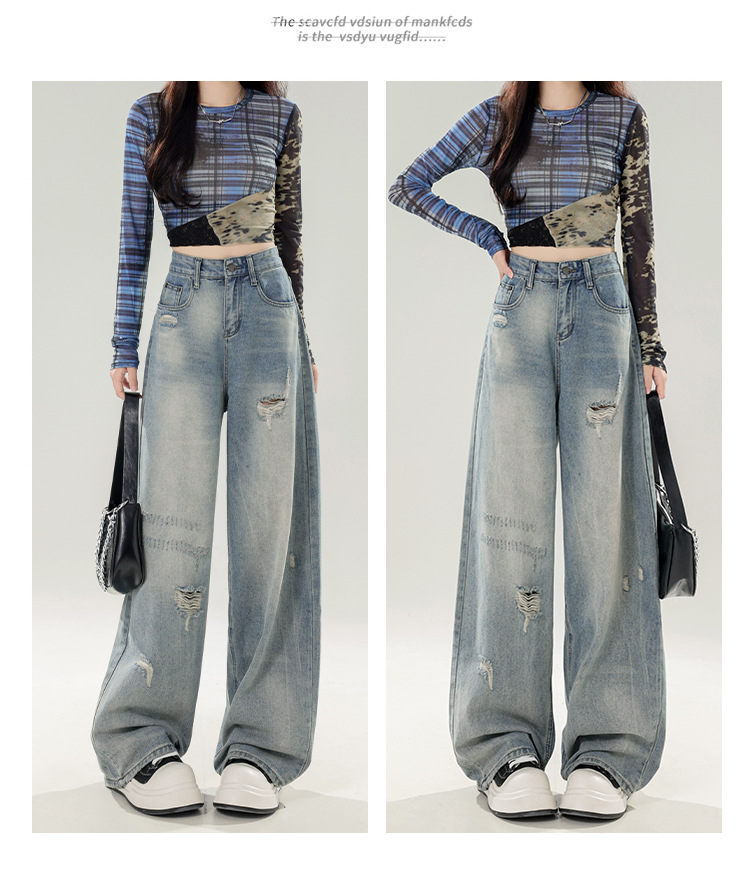 Women's Wide Leg Denim Pants