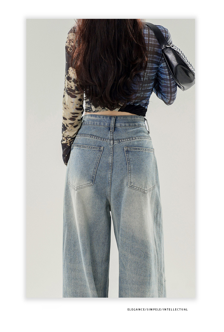 Women's Wide Leg Denim Pants