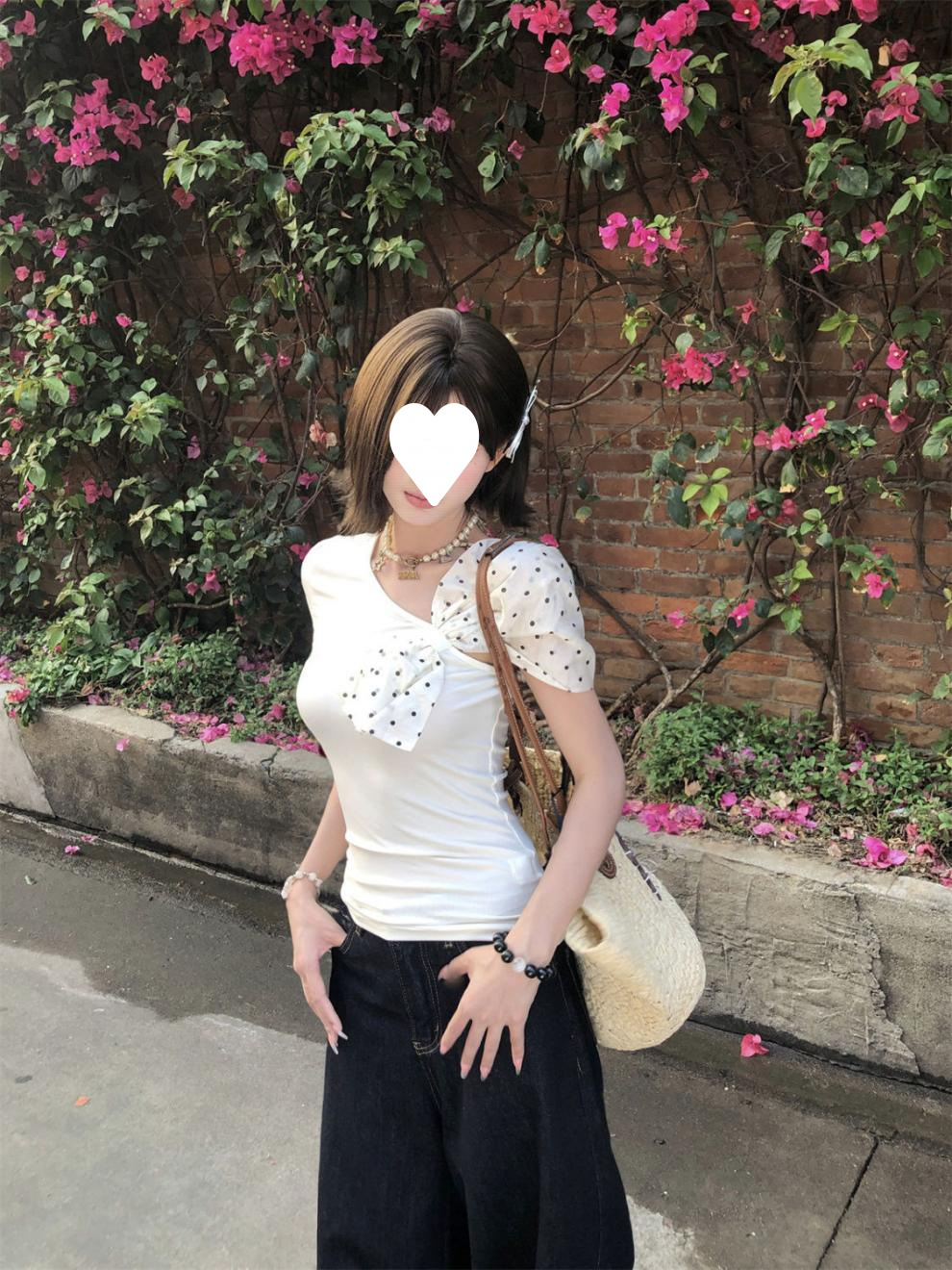 Women's Sweet Polka Dot Tee