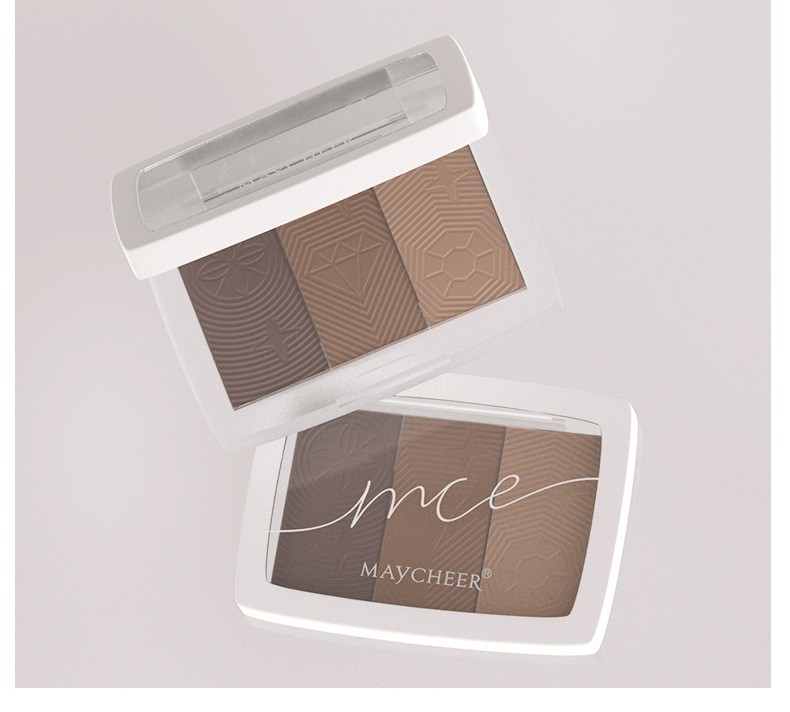 MAYCHEER 3-Color Eyebrow Powder